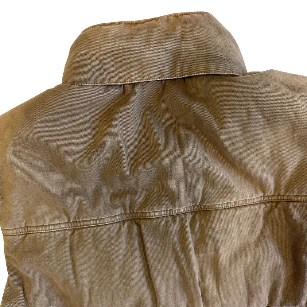 A.P.C. Puffer Vest Brown Workwear Hood Size 2 Men's - Picture 6 of 10